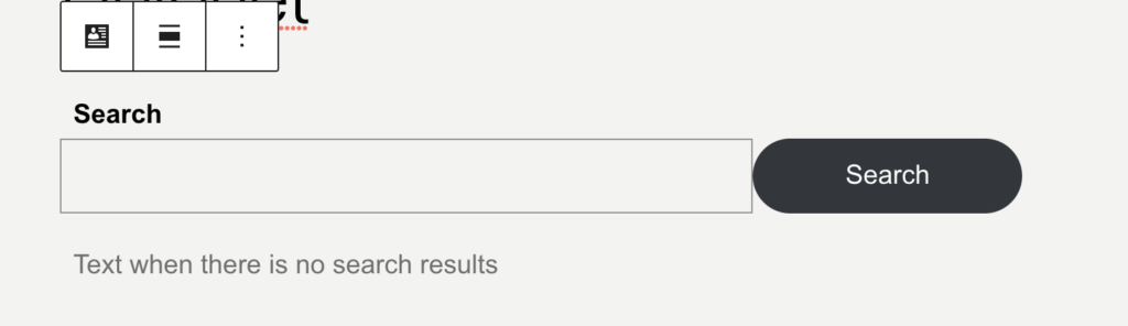 Search widget